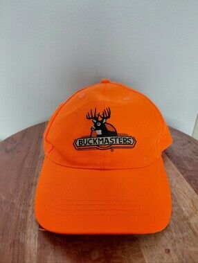 Paramount Outdoors Buckmasters Deer Hunting Buck Polyester Orange Hat OS